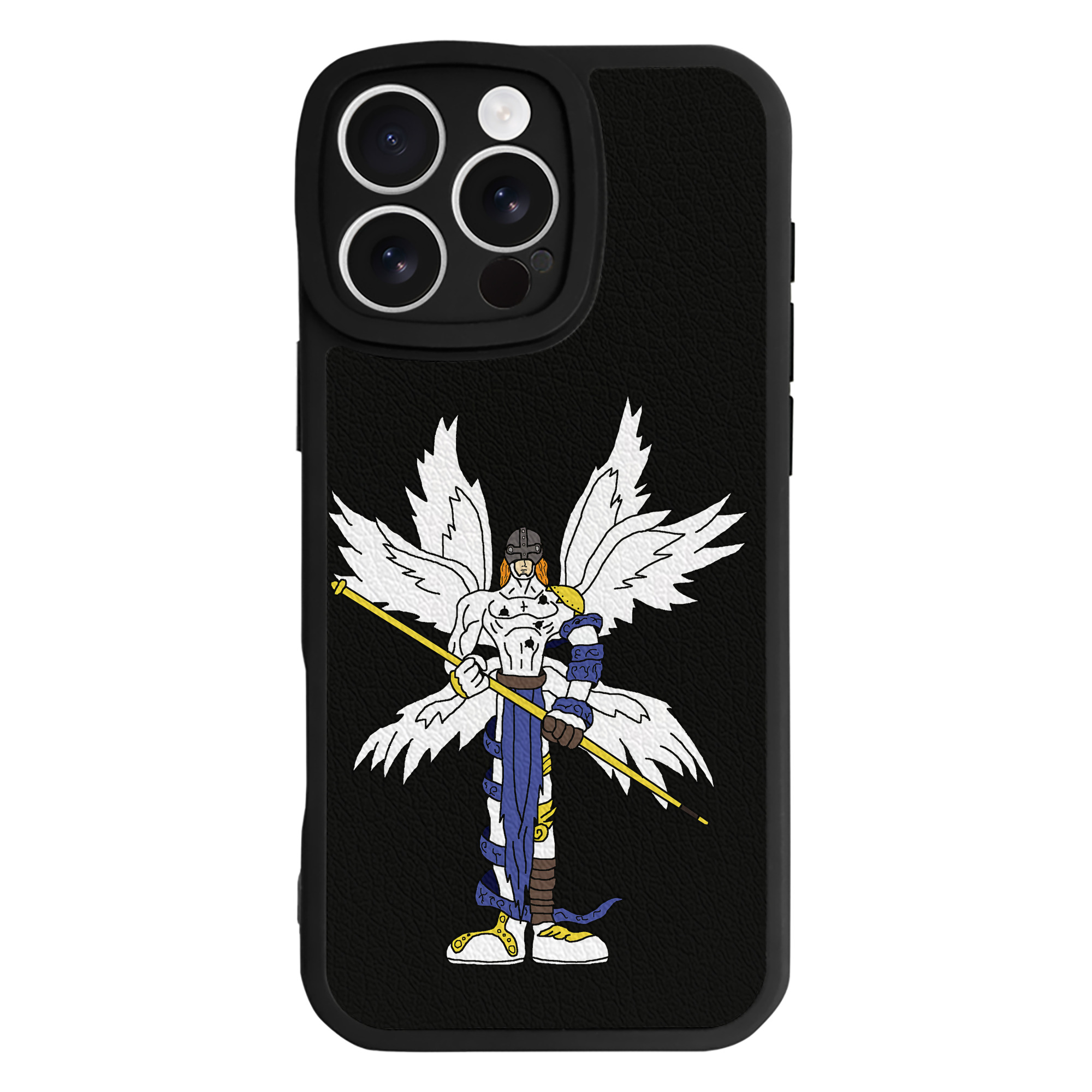 （画像用） Digimon デジタルモンスター/デジモン 【iPhone 16シリーズ対応】シリコンスマホケース（レザー調） 材質：シリコン